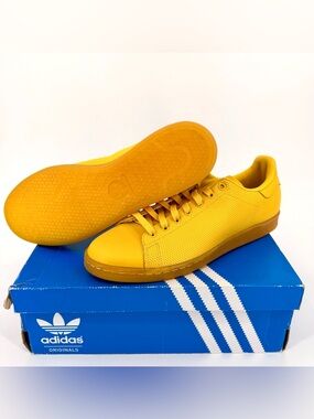 adidas Stan Smith Adicolor Yellow S80247 Men’s 12 OG Box